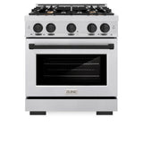Autograph Edition 30 in. 4.2 cu. ft. Select Gas Range with 4 Burner Cooktop and Convection Gas Oven - (HGRSZ30MB) -