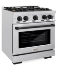 Autograph Edition 30 in. 4.2 cu. ft. Select Gas Range with 4 Burner Cooktop and Convection Gas Oven - (HGRSZ30MB) -