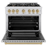 Autograph Edition 36 in. 5.2 cu. ft. Select Gas Range with 6 Burner Cooktop and Convection Gas Oven - (HGRSZ36CB) -