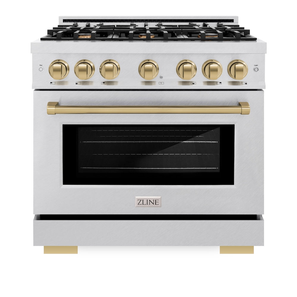 Autograph Edition 36 in. 5.2 cu. ft. Select Gas Range with 6 Burner Cooktop and Convection Gas Oven - (HGRSZ36CB) -