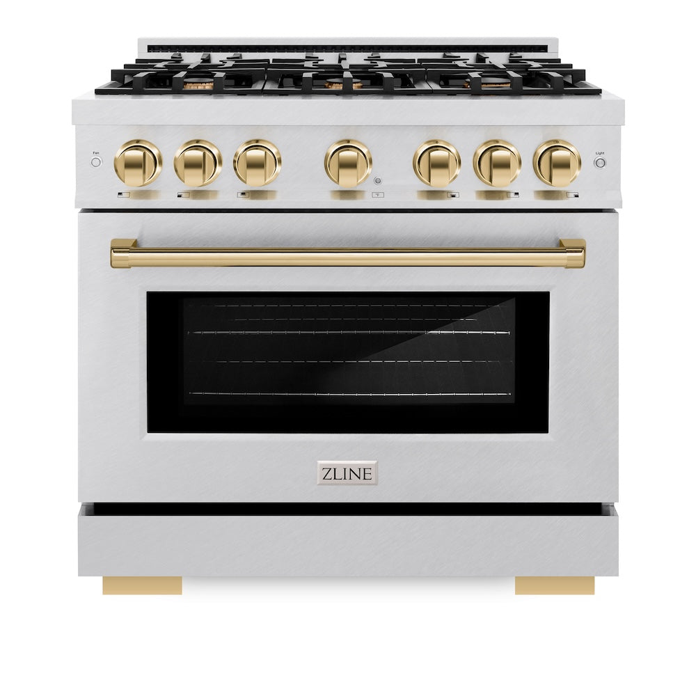 Autograph Edition 36 in. 5.2 cu. ft. Select Gas Range with 6 Burner Cooktop and Convection Gas Oven - (HGRSZ36G) -