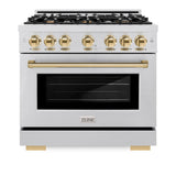 Autograph Edition 36 in. 5.2 cu. ft. Select Gas Range with 6 Burner Cooktop and Convection Gas Oven - (HGRSZ36G) -