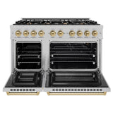 Autograph Edition 48 in. 6.7 cu. ft. Select Double Oven Gas Range with 8 Burner Cooktop - (HGRSZ48CB) -