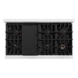 Autograph Edition 48 in. 6.7 cu. ft. Select Double Oven Gas Range with 8 Burner Cooktop - (HGRSZ48CB) -