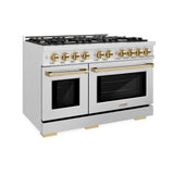 Autograph Edition 48 in. 6.7 cu. ft. Select Double Oven Gas Range with 8 Burner Cooktop - (HGRSZ48G) -