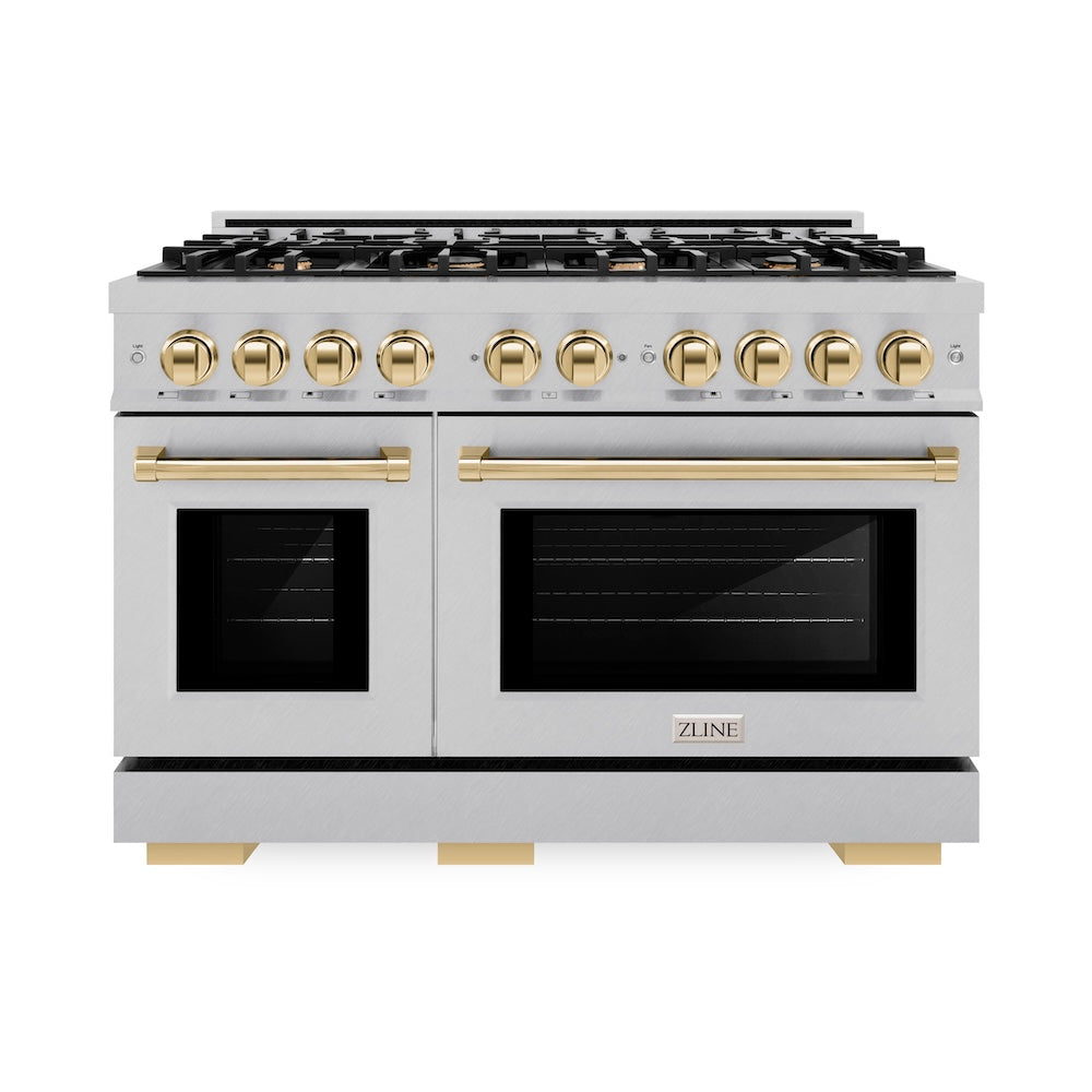 Autograph Edition 48 in. 6.7 cu. ft. Select Double Oven Gas Range with 8 Burner Cooktop - (HGRSZ48G) -