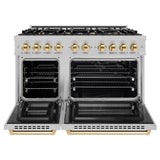 Autograph Edition 48 in. 6.7 cu. ft. Select Double Oven Gas Range with 8 Burner Cooktop - (HGRSZ48G) -