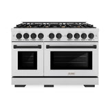 Autograph Edition 48 in. 6.7 cu. ft. Select Double Oven Gas Range with 8 Burner Cooktop - (HGRSZ48MB) -