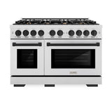 Autograph Edition 48 in. 6.7 cu. ft. Select Double Oven Gas Range with 8 Burner Cooktop - (HGRSZ48MB) -