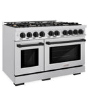 Autograph Edition 48 in. 6.7 cu. ft. Select Double Oven Gas Range with 8 Burner Cooktop - (HGRSZ48MB) -
