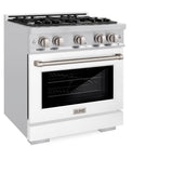 30 in. 4.2 cu. ft. Select Gas Range with 4 Burner Cooktop and Convection Gas Oven - (HGRWM30) -