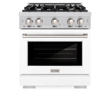 30 in. 4.2 cu. ft. Select Gas Range with 4 Burner Cooktop and Convection Gas Oven - (HGRWM30) -