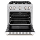 30 in. 4.2 cu. ft. Select Gas Range with 4 Burner Cooktop and Convection Gas Oven - (HGRWM30) -