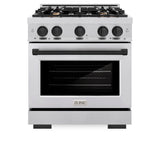 Autograph Edition 30 in. 4.2 cu. ft. Select Gas Range with 4 Burner Cooktop and Convection Gas Oven - (HGRZ30MB) -