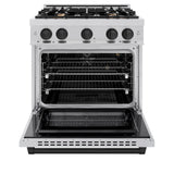 Autograph Edition 30 in. 4.2 cu. ft. Select Gas Range with 4 Burner Cooktop and Convection Gas Oven - (HGRZ30MB) -