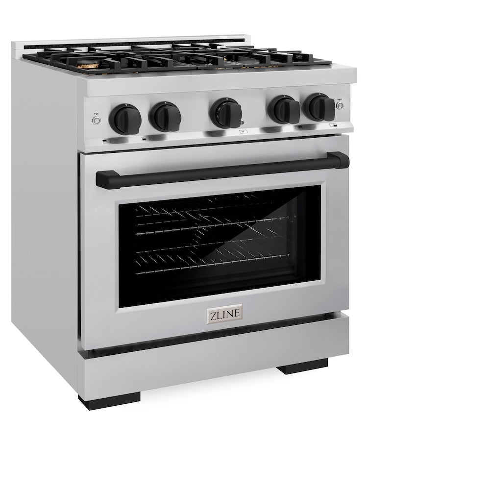 Autograph Edition 30 in. 4.2 cu. ft. Select Gas Range with 4 Burner Cooktop and Convection Gas Oven - (HGRZ30MB) -
