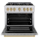Autograph Edition 36 in. 5.2 cu. ft. Select Gas Range with 6 Burner Cooktop and Convection Gas Oven - (HGRZ36CB) -