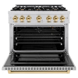 Autograph Edition 36 in. 5.2 cu. ft. Select Gas Range with 6 Burner Cooktop and Convection Gas Oven - (HGRZ36G) -