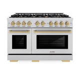 Autograph Edition 48 in. 6.7 cu. ft. Select Double Oven Gas Range with 8 Burner Cooktop - (HGRZ48CB) -