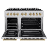 Autograph Edition 48 in. 6.7 cu. ft. Select Double Oven Gas Range with 8 Burner Cooktop - (HGRZ48CB) -