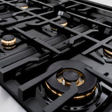 Autograph Edition 48 in. 6.7 cu. ft. Select Double Oven Gas Range with 8 Burner Cooktop - (HGRZ48CB) -