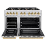 Autograph Edition 48 in. 6.7 cu. ft. Select Double Oven Gas Range with 8 Burner Cooktop - (HGRZ48G) -