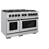 Autograph Edition 48 in. 6.7 cu. ft. Select Double Oven Gas Range with 8 Burner Cooktop - (HGRZ48MB) -