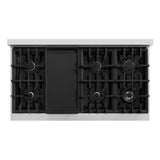 Autograph Edition 48 in. 6.7 cu. ft. Select Double Oven Gas Range with 8 Burner Cooktop - (HGRZ48MB) -