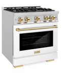 Autograph Edition 30 in. 4.2 cu. ft. Select Gas Range with 4 Burner Cooktop and Convection Gas Oven - (HGRZWM30G) -