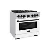 Autograph Edition 36 in. 5.2 cu. ft. Select Gas Range with 6 Burner Cooktop and Convection Gas Oven - (HGRZWM36MB) -