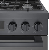 800 Series Gas Freestanding Range 30" Black Stainless Steel - (HGS8045UC) - BOSCH