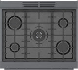 800 Series Gas Freestanding Range 30" Black Stainless Steel - (HGS8045UC) - BOSCH