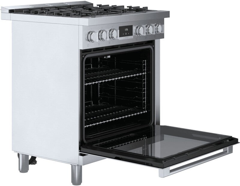 800 Series Gas Freestanding Range 30" Stainless Steel - (HGS8055UC) - BOSCH
