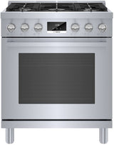 800 Series Gas Freestanding Range 30" Stainless Steel - (HGS8055UC) - BOSCH