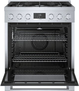 800 Series Gas Freestanding Range 30" Stainless Steel - (HGS8055UC) - BOSCH