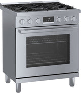 800 Series Gas Freestanding Range 30" Stainless Steel - (HGS8055UC) - BOSCH