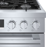 800 Series Gas Freestanding Range 30" Stainless Steel - (HGS8055UC) - BOSCH