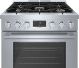 800 Series Gas Freestanding Range 30" Stainless Steel - (HGS8055UC) - BOSCH
