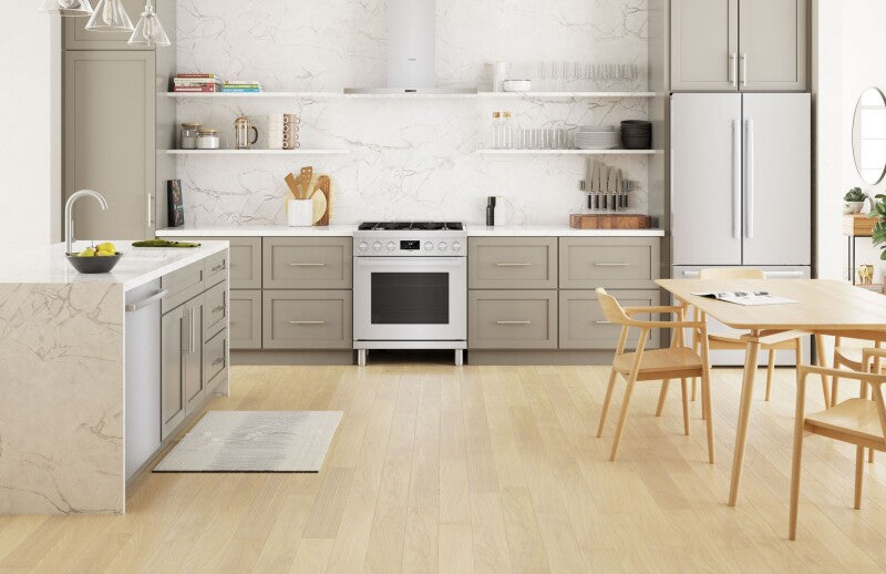 800 Series Gas Freestanding Range 30" Stainless Steel - (HGS8055UC) - BOSCH