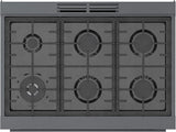 800 Series Gas Freestanding Range 36" Black Stainless Steel - (HGS8645UC) - BOSCH