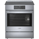800 Series Induction Slide-in Range 30" Stainless Steel - (HII8057U) - BOSCH