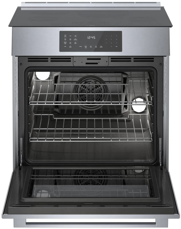 800 Series Induction Slide-in Range 30" Stainless Steel - (HII8057U) - BOSCH