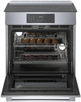 800 Series Induction Slide-in Range 30" Stainless Steel - (HII8057U) - BOSCH