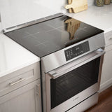 800 Series Induction Slide-in Range 30" Stainless Steel - (HII8057U) - BOSCH