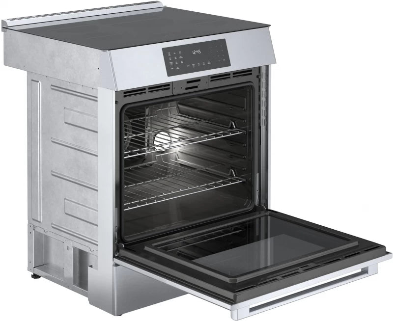 800 Series Induction Slide-in Range 30" Stainless Steel - (HII8057U) - BOSCH