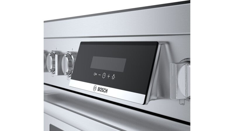 800 Series Induction freestanding range 36" Stainless Steel - (HIS8655U) - BOSCH
