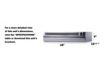 18" Wide Under Cabinet Range Hood - (HRTX18SS)