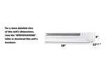 18" Wide Under Cabinet Range Hood (ADA Compliant) - (HRTX18WADA)