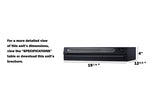 20" Wide Under Cabinet Range Hood - (HRTX20B)