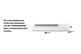 20" Wide Under Cabinet Range Hood (ADA Compliant) - (HRTX20WADA)